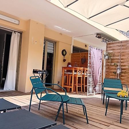 Nice- Gairaut - Jardin Prive- Grand F1 Lumineux-Piscine Collective エクステリア 写真