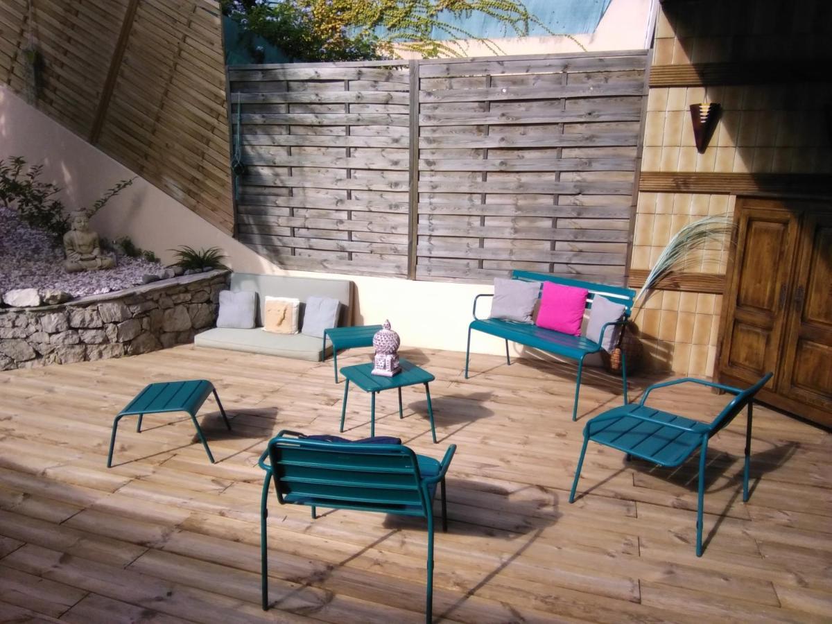 Nice- Gairaut - Jardin Prive- Grand F1 Lumineux-Piscine Collective エクステリア 写真