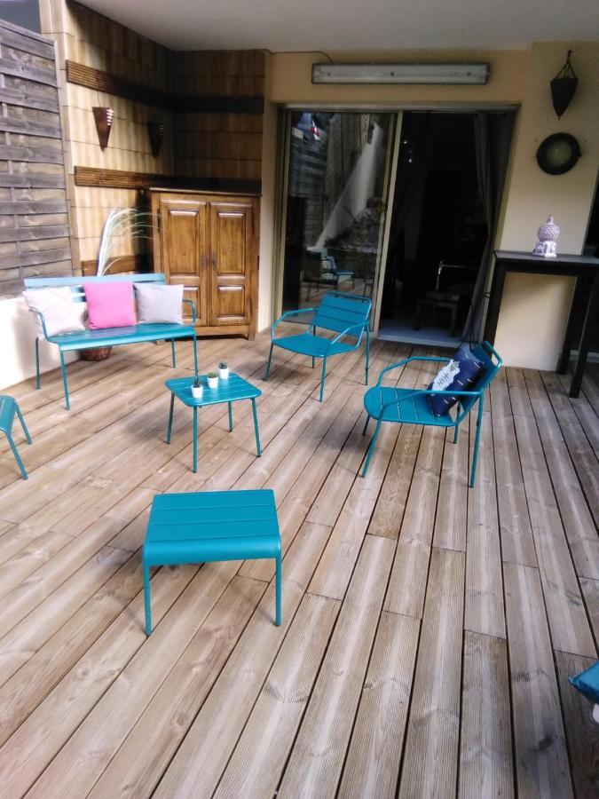 Nice- Gairaut - Jardin Prive- Grand F1 Lumineux-Piscine Collective エクステリア 写真