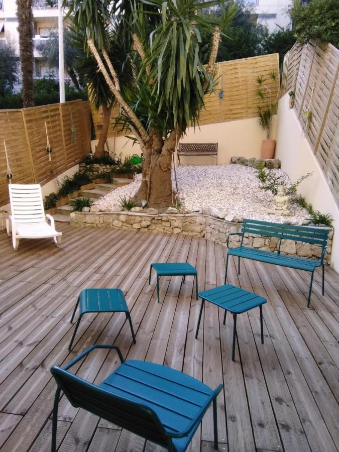 Nice- Gairaut - Jardin Prive- Grand F1 Lumineux-Piscine Collective エクステリア 写真